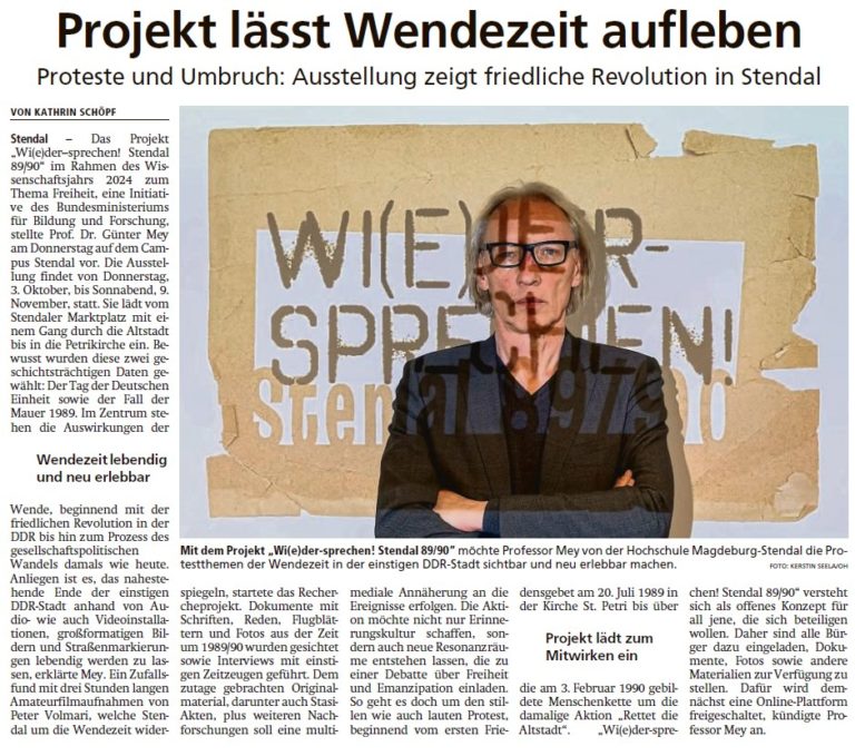 Projekt lässt Wendezeit aufleben